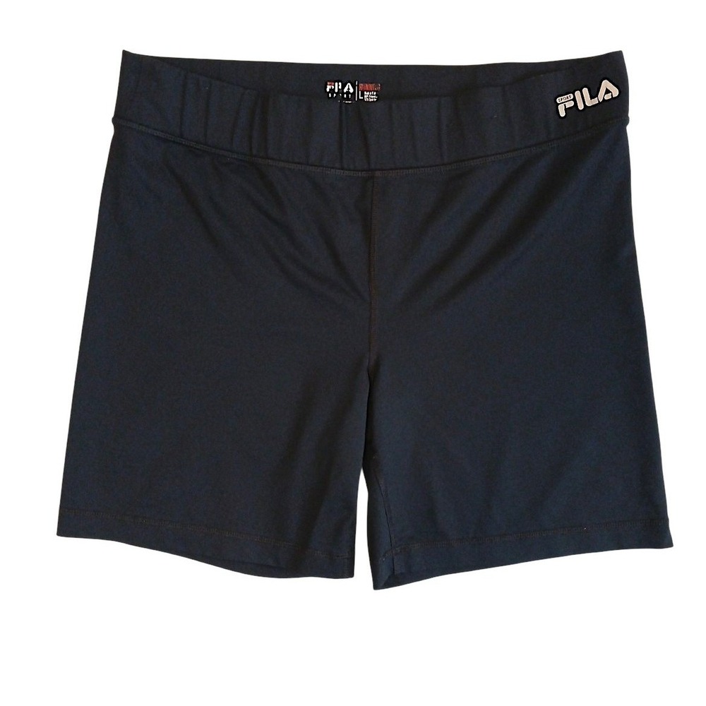 Fila Sport Performance Running Shorts Mens Large Black Athletic Classic VIntage